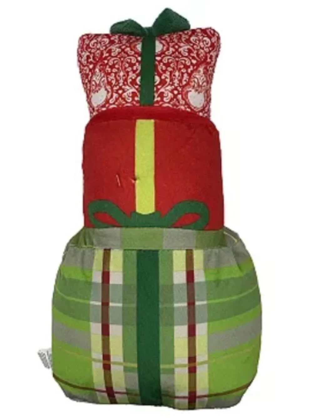 NWT ~ Woof Pet Products' Dr. Seuss Grinch Festive Present Squeaker Plush Pet Toy